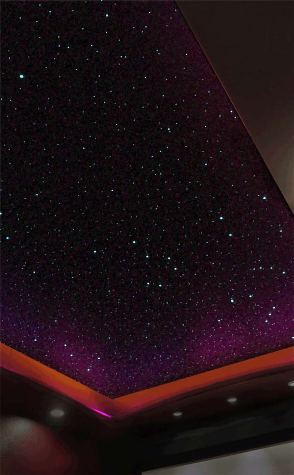 Night Sky Mural painted with our DIY Kit